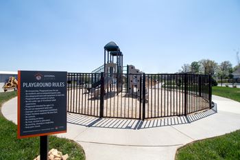 Playground with soft surface